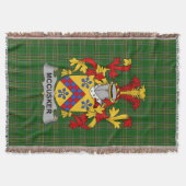 Irish McCusker oder Cosker Coat of Arms Family Cre Decke (Vorderseite)
