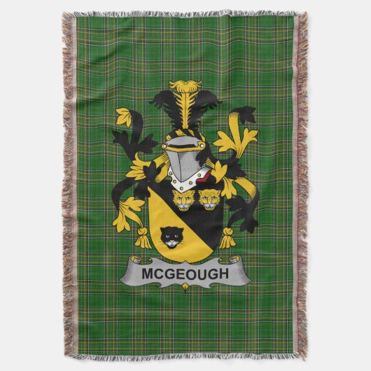Irish McGeough oder McGough Coat of Arms Family Cr Decke (Vorderseite Vertikal)