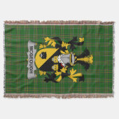 Irish McGeough oder McGough Coat of Arms Family Cr Decke (Vorderseite)