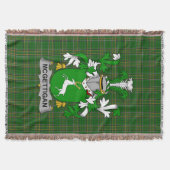Irish McGettigan oder Gethin Coat of Arms Family C Decke (Vorderseite)