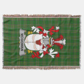 Irish McGowan oder McGouan Coat of Arms Family Cre Decke (Vorderseite)
