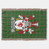 Irish McGrane oder McGrann Coat of Arms Family Cre Decke (Vorderseite)