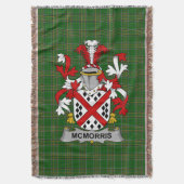 Irish McMorris oder McMoresh Coat of Arms Family C Decke (Vorderseite Vertikal)