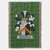 Irish McWorth oder MacWorth Coat of Arms Family Cr Decke (Vorderseite Vertikal)