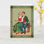 Irish Meal Shared Love Card Karte (Gelbe Blume)