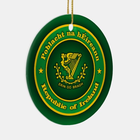 Irish Medallion Apparel Keramik Ornament (Rechts)