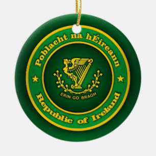 Irish Medallion Apparel Keramik Ornament
