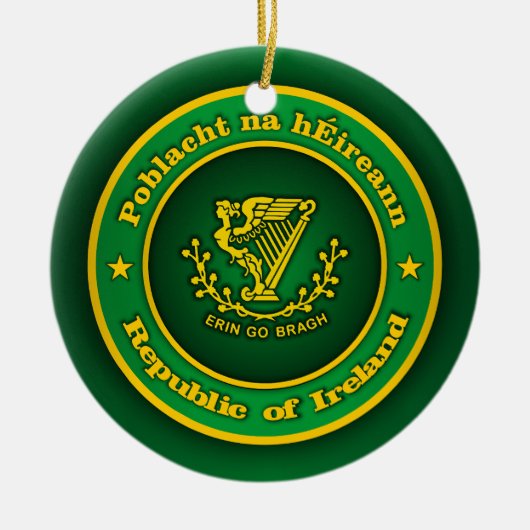 Irish Medallion Apparel Keramik Ornament (Vorne)