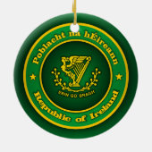 Irish Medallion Apparel Keramik Ornament (Hinten)