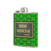 Irish Medicine Vinyl Wrapped Flask Flachmann (Links)