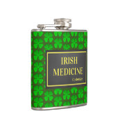 Irish Medicine Vinyl Wrapped Flask Flachmann (Rechts)