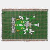 Irish Meldon oder Muldoon Coat of Arms Familienwap Decke (Vorderseite)