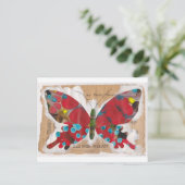 Irish Melody Butterfly Postkarte (Stehend Vorderseite)