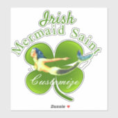 Irish Mermaid Saint Thunder_Cove Aufkleber (Blatt)
