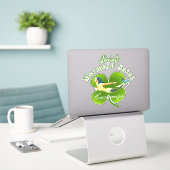 Irish Mermaid Saint Thunder_Cove Aufkleber (Laptop auf Schreibtisch)