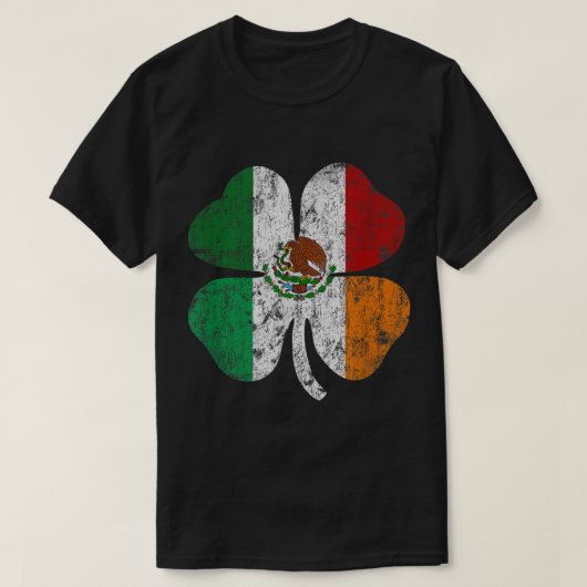 Irish Mexico Flag Mexico Irland St Patricks Day T-Shirt (Design vorne)