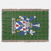 Irish Middleton Coat of Arms Familienwappen Irland Decke (Vorderseite)