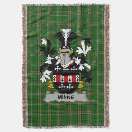 Irish Minne Coat of Arms Familienwappen Irland Decke