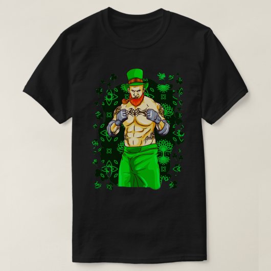 Irish MIXED MARTIAL ARTS Fighter Jiu Jitsu Muay Th T-Shirt (Design vorne)