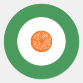 Irish Mod Round Sticker 2 (Vorderseite)