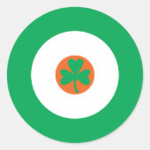 Irish Mod Round Sticker 3 (Vorderseite)