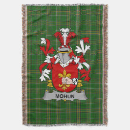 Irish Mohun oder Mohan Coat of Arms Familienwappen Decke