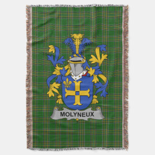 Irish Molyneux Coat of Arms Familienwappen Irland Decke