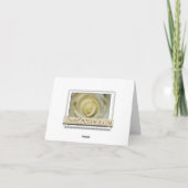 Irish Monogram Card Sage Green - Initial F (Rückseite)
