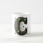 Irish Monogram Coffee Mug Kaffeetasse (Mittel)