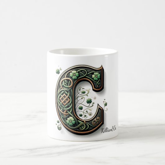 Irish Monogram Coffee Mug Kaffeetasse (Mittel)