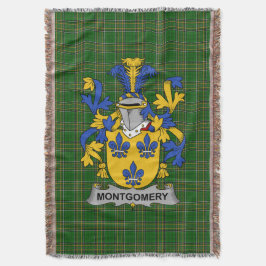 Irish Montgomery Coat of Arms Familienwappen Irlan Decke