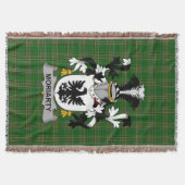 Irish Moriarty oder O_Moriarty Coat of Arms Family Decke (Vorderseite)