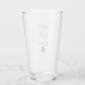 Irish Mother the Groom Weddings St Patricks Day Glas (Rückseite)