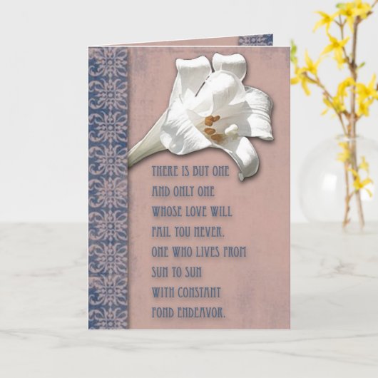 Irish Mother's Day Card Karte (Gelbe Blume)