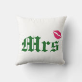 Irish Mrs Wedding Pillow Kissen (Rückseite)