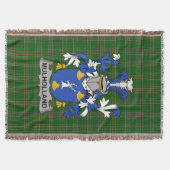 Irish Mulholland Coat of Arms Familienwappen Irlan Decke (Vorderseite)