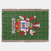 Irish Mulvihill oder O_Mulvihill Coat of Arms Fami Decke (Vorderseite)