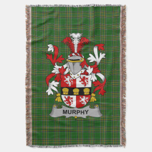 Irish Murphy (Muskerry) Coat of Arms Familienwappe Decke