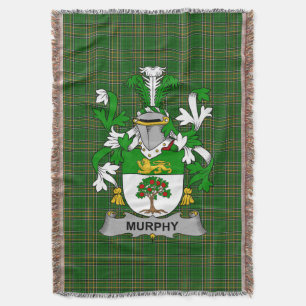 Irish Murphy (Wexford) Coat of Arms Familienwappen Decke