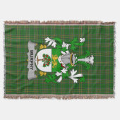 Irish Murphy (Wexford) Coat of Arms Familienwappen Decke (Vorderseite)
