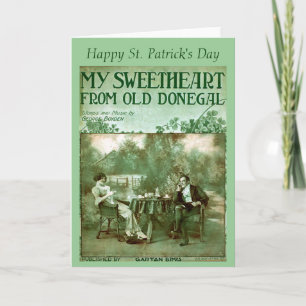 Irish Music Album Holiday Grußkarte Karte