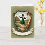 Irish Music Celebration Card Karte (Gelbe Blume)