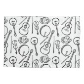Irish Music Instruments Single Pillowcase Standard Kissenbezug (Rückseite)