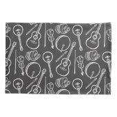 Irish Music Instruments Single Pillowcase Standard Kissenbezug (Rückseite)