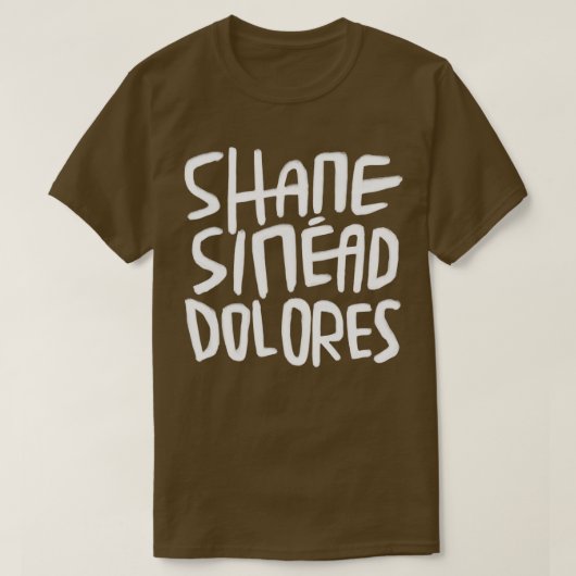 Irish Music Shane Sinead Dolores Irish Music RIP T-Shirt (Design vorne)