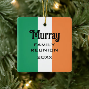 Irish Name Name Name Custom Keramikornament