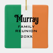 Irish Name Name Name Custom Keramikornament (Rückseite)