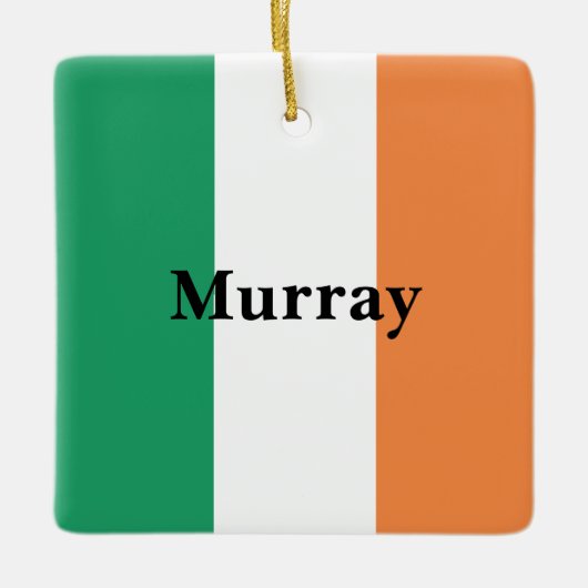 Irish Name Name Name Custom Keramikornament (Vorderseite)