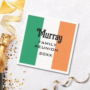 Irish Name Name Name Custom Serviette