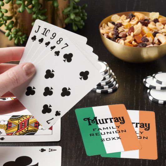 Irish Name Name Name Custom Spielkarten (In Situ)